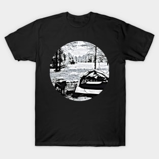 Camping with Dog T-Shirt